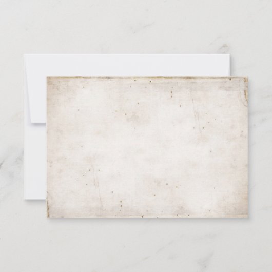 結婚式の出欠連絡-ダリアの花束にパール 招待状 (裏面)