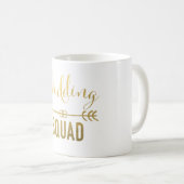 結婚式の分隊のマグ コーヒーマグカップ (正面右)