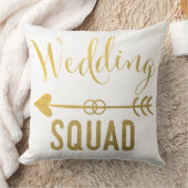 結婚式の分隊の枕 クッション (ブランケット)