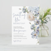 「結婚式の前にブルーな何か」 ブライダルシャワーの招待状 招待状 (スタンド正面)
