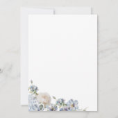 「結婚式の前にブルーな何か」 ブライダルシャワーの招待状 招待状 (裏面)