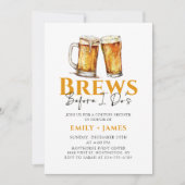 結婚式の前に乾杯!お酒のウェディングカップルシャワー 招待状 (正面)