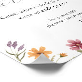 結婚式の前のお祝いのゲームのポスター　どこで撮った？ ポスター (角)