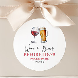 結婚式の前の晩餐会 ラウンドシール