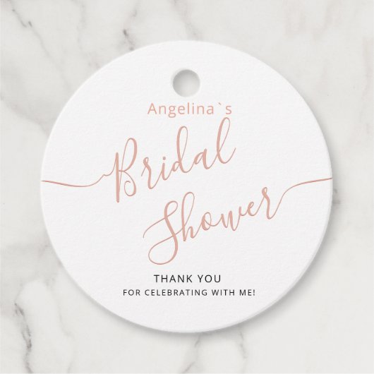 結婚式の前祝いのためのギフトタグ フェイバータグ (正面)