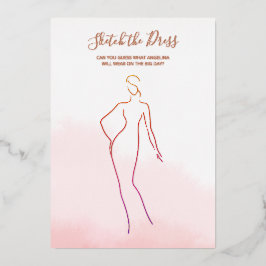 結婚式の前祝いのためのホログラムカードゲーム 箔招待状