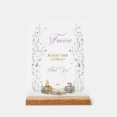 結婚式の前祝いのギフト アクリルサイン (正面)