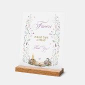 結婚式の前祝いのギフト アクリルサイン (傾斜)