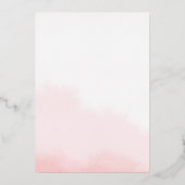 結婚式の前祝いパーティーのためのホログラムカードゲーム 箔招待状 (裏面)