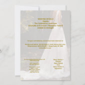 結婚式の前祝いパーティー 招待状 (裏面)