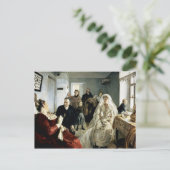 結婚式の前、1880年代 ポストカード (スタンド正面)