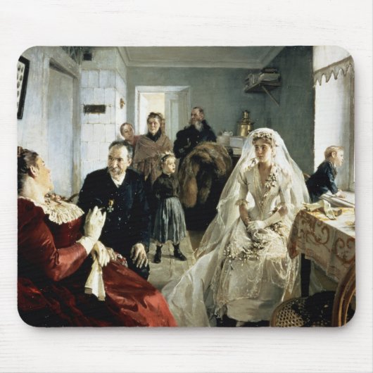 結婚式の前、1880年代 マウスパッド (正面)