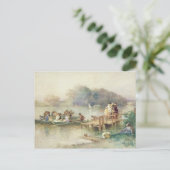 結婚式の参加者たち インビテーションポストカード (スタンド正面)