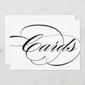 結婚式の受付デコレーション用のカードボックス看板 招待状 (正面/裏面)