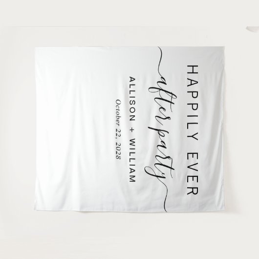 結婚式の受付 フォトブース タペストリー (正面(横))