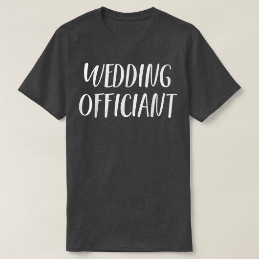 結婚式の司会者 インターネット によって 授与された大臣22 Tシャツ (デザイン正面)
