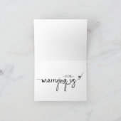 結婚式の司式者への感謝カード ふたりを結婚させてくれてありがとう サンキューカード (内部)