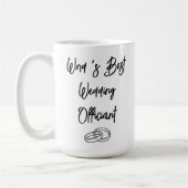 結婚式の司祭への特別なギフト コーヒーマグカップ (左)