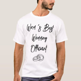 結婚式の司祭への特別なギフト Tシャツ
