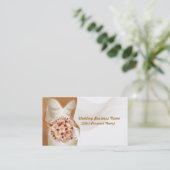 結婚式の名刺 名刺 (スタンド正面)