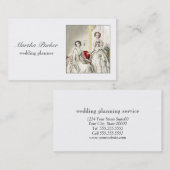 結婚式の名刺 名刺 (正面/裏面)
