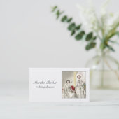 結婚式の名刺 名刺 (スタンド正面)