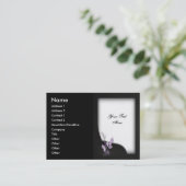 結婚式の名刺 名刺 (スタンド正面)