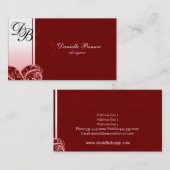 結婚式の名刺 名刺 (正面/裏面)