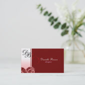 結婚式の名刺 名刺 (スタンド正面)