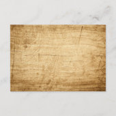 結婚式の国の結婚式の情報カ素朴ード エンクロージャーカード (裏面)