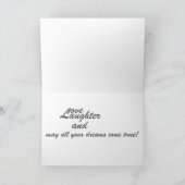 結婚式の姉/弟 カード (内部)