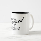 結婚式の婚約 ツートーンマグカップ (正面右)