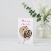 結婚式の専門家 名刺 (スタンド正面)