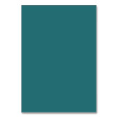 結婚式の席札-エメラルドグリーン- テーブルナンバー (裏面)