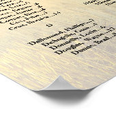 結婚式の席次表ボード（写真付き） ポスター (角)