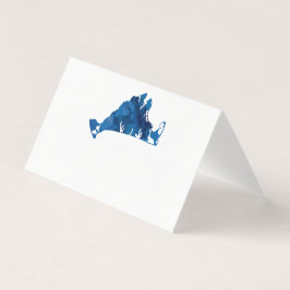 結婚式の座席表の水彩画のMarthasのブドウ園の地図