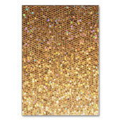 結婚式の座席表の金ゴールドの魅力 テーブルナンバー (裏面)