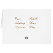 結婚式の座席表2 (裏面横)