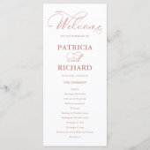 結婚式の式次第 儀礼用プログラム エレガント プログラム (正面)