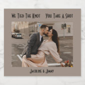 結婚式の引き出物で一発する リキュールボトルラベル (シングルラベル)