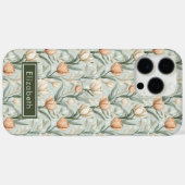 結婚式の引き出物に最適なオーダーメイドのチューリップiPhoneケース Case-Mate iPhoneケース (裏面 (横))