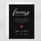 結婚式の引き出物のサインシンプルを一つエレガント取って (正面/裏面)