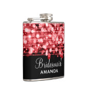 結婚式の引き出物のパーティーは赤光っています フラスク (右)