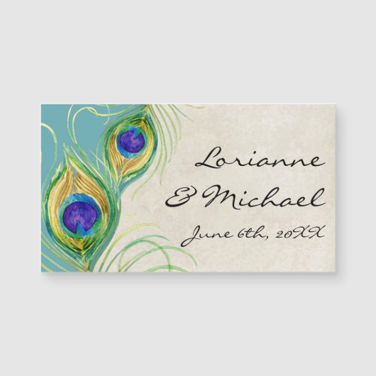 結婚式の引き出物の披露宴の孔雀は水に羽をつけます (正面)