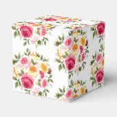 結婚式の引き出物の花 フェイバーボックス (裏面サイド)