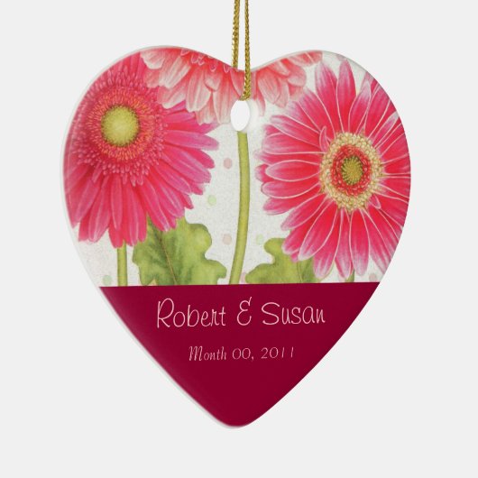 結婚式の引き出物の記念品 セラミックオーナメント (右)