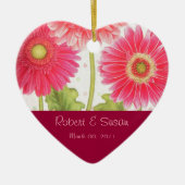 結婚式の引き出物の記念品 セラミックオーナメント (正面)