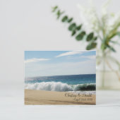 結婚式の引き出物はがき ポストカード (スタンド正面)