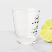 結婚式の引き出物は私たちは結び目を結んだショットを取る ショットグラス (左)