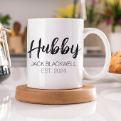 結婚式の引き出物カスタムか彼と彼女のためのカップルのマグカップ コーヒーマグカップ